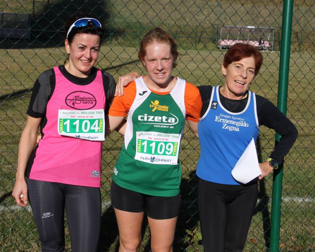 Balcone Biellese Trail - Podio femminile 8 Km