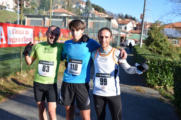 Podio maschile 8 Km - Balcone Biellese Trail 2015