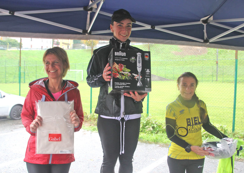 Balcone Biellese Trail, podio 8 Km femminile