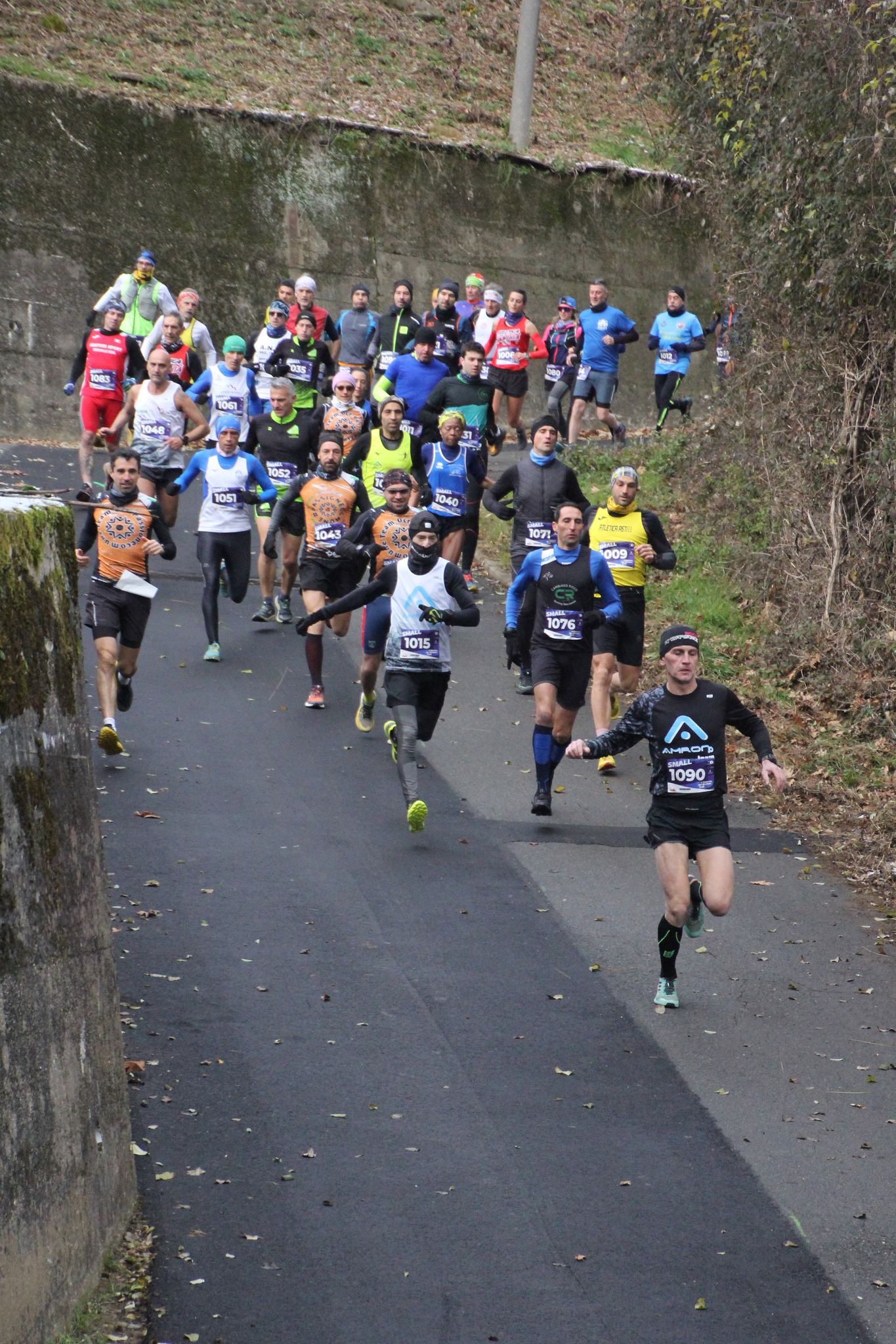 Balcone Biellese Trail 2024 - La partenza della gara corta