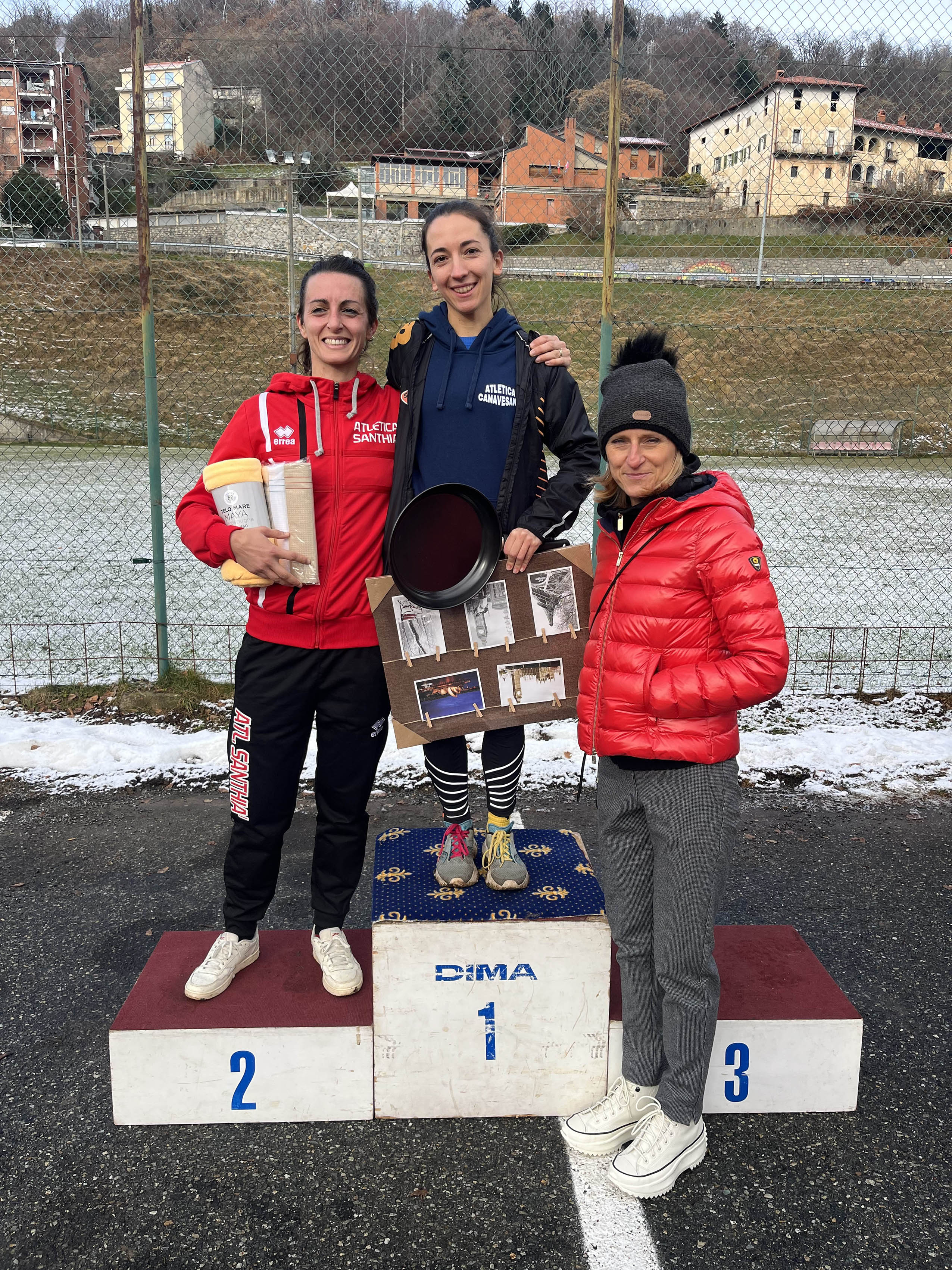 Premiazione 8 Km femminile